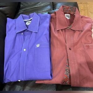 Bundle 2 Men’s Cinch long sleeve shirts